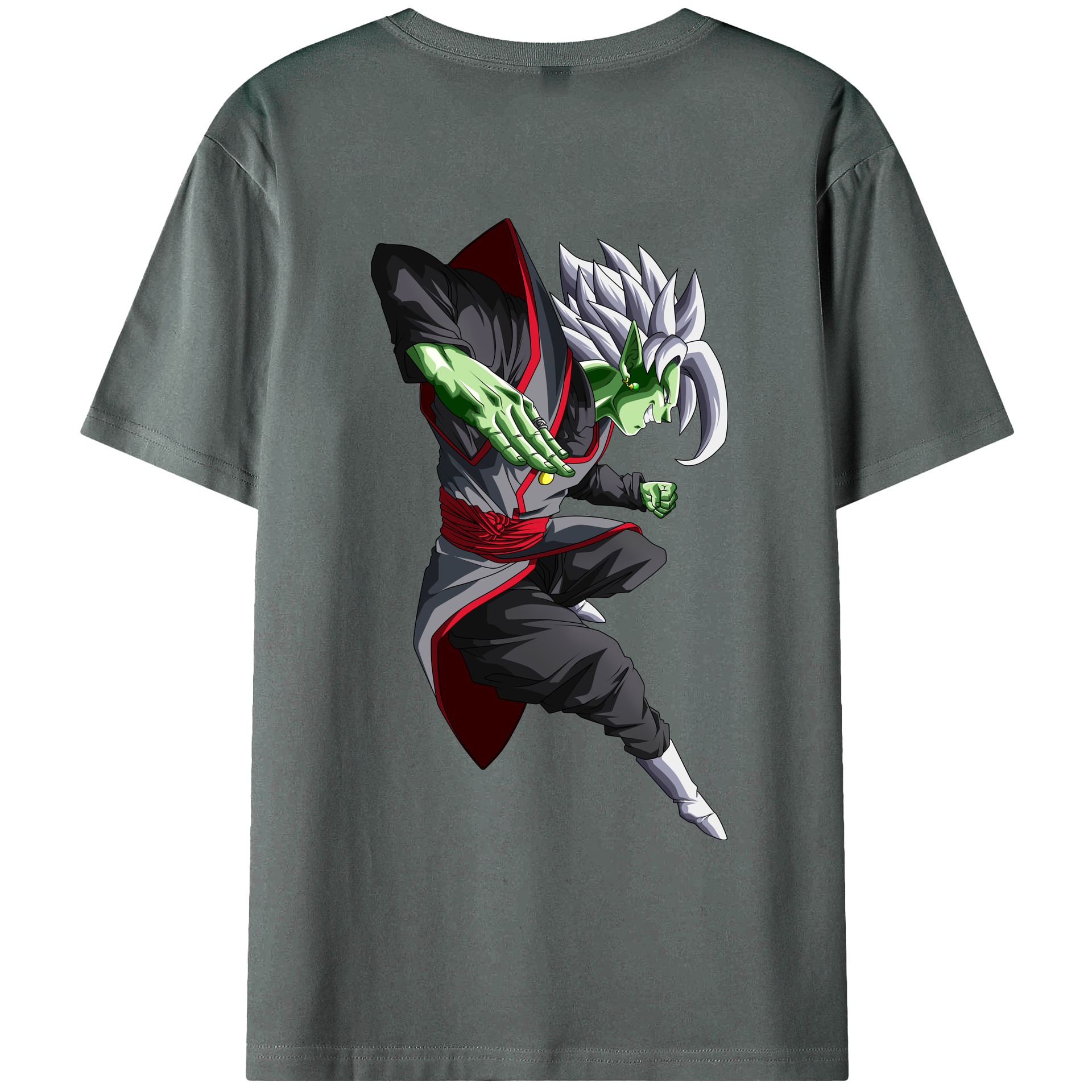 （画像用） ドラゴンボール ベジット DRAGON BALL Vegetto 綿100％ メンズ半袖Tシャツ（バックプリント） 通気性